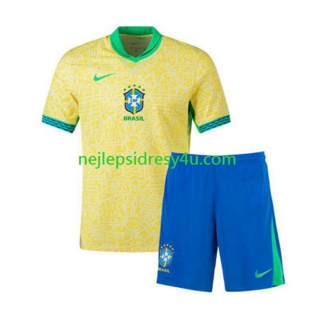 Copa America Fotbalový Dres Brazílie Dětské Domácí 2024